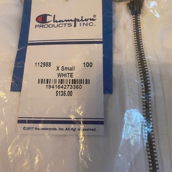 Champion Premium Reverse Weave track jacket Oversized C Logo white - Picture 13 of 15